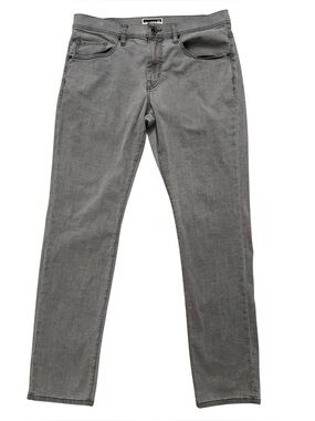 Travis Mathew Jeans Mens Size 32 Denim 5-Pockets Slim Straight Stretch Gray
